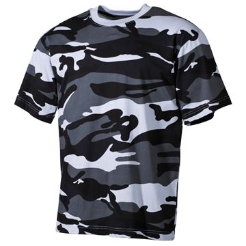 Picture of US Sky Blue Print T-Shirt
